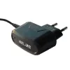 Reisilaadija Beline Beli0013 microUSB 1A must — kompaktne 1A USB seinadapter