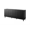 Kummut Cama Meble ETNA 2000×420×820 mm, must matt, puitlaastplaat