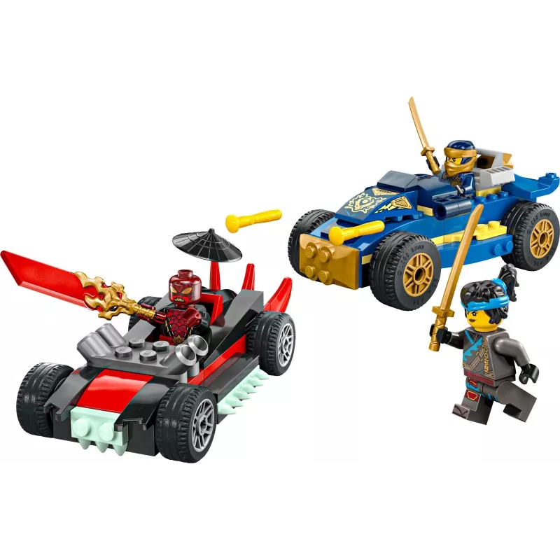 Ehitusklotsid Ninjago 71840 Võidusõiduduo Rogue vs Drix