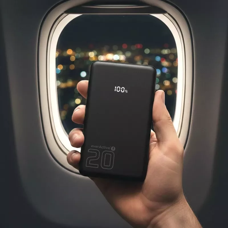 Akupank everActive EB-22QB 20 000 mAh, 2× USB-C 20 W, Quick Charge 4.0