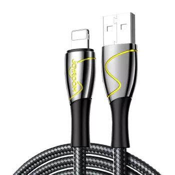 USB laadimis- ja andmekaabel Joyroom S-2030K6, 2.4A, 2 m, must