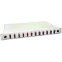 Lightwin LWL Splice Box, 24 Fibres, 12x DSC Multimode, 50/125µm OM4 Pigtail Splice Boxes (SPBOX 24G50 OM4 DSC)