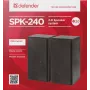 DEFENDER SPK-240 juhtmega lauakõlarid, 2.0, 6 W RMS, USB-toitega, 3,5 mm, must