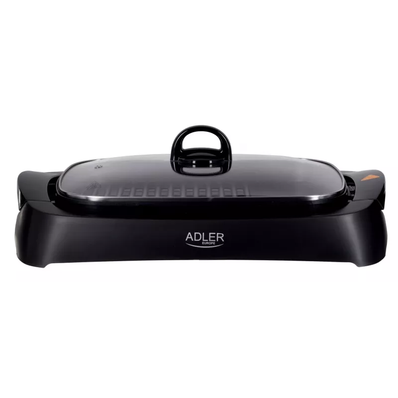 Lauale asetatav elektrigrill Adler AD 6610, 3000 W, must, ristkülikukujuline kahe tsooniga rest+pliidiplaat