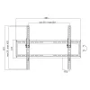 TV-kinnitus LogiLink BP0039 177,8 cm 70 Must roostevaba teras