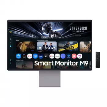Samsung M90SF arvutimonitor 81,3 cm (32 tolli) 3840 x 2160 pikslit 4K Ultra HD OLED Hõbedane
