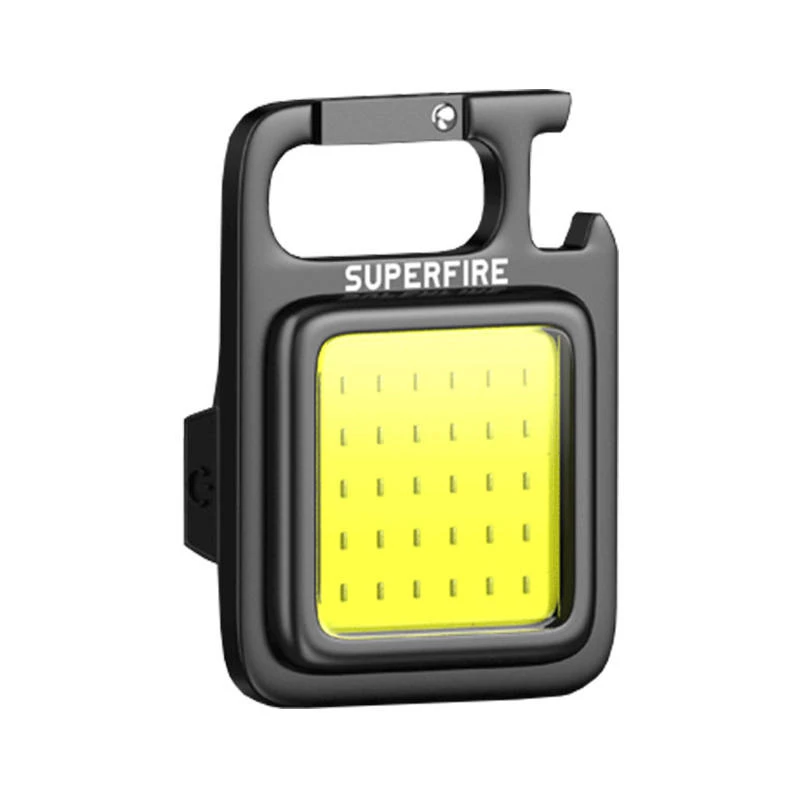 Taskulamp Superfire MX16 — 600 lm valgusvoog, sisseehitatud 500 mAh aku, USB-C laadimine