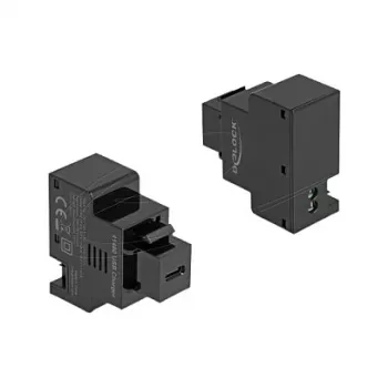 Keystone moodul DELOCK USB-C toiteedastus 20W must