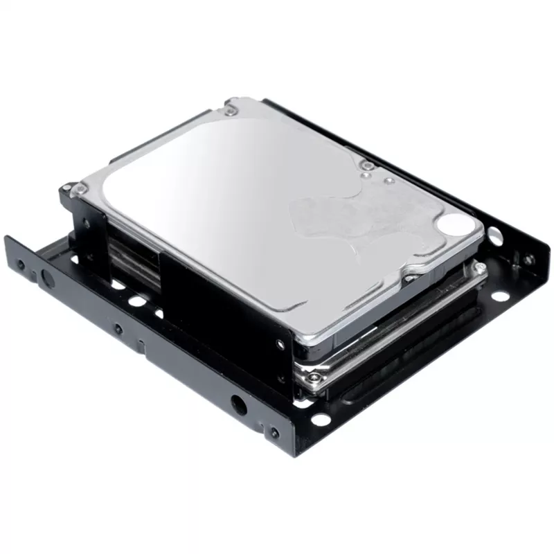 Kinnitusraam ultron Sisemine 2x2,5 SSD/HDD Metall must (377215)