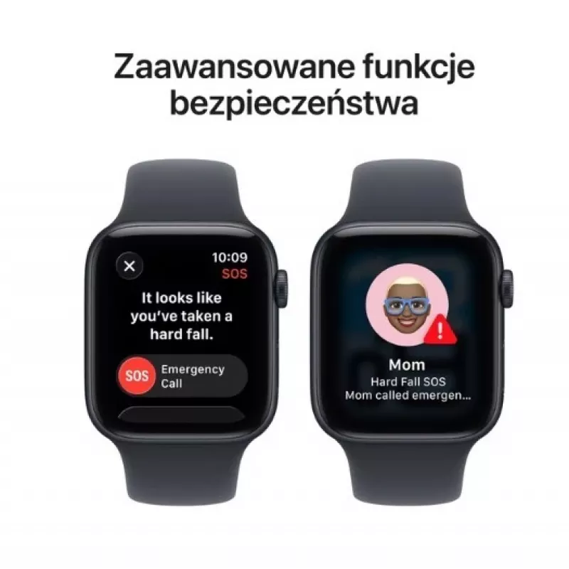 Watch SE 3 GPS+Cellular 44mm südaöö alumiiniumkorpuse ja südaöö spordirihmaga M/L