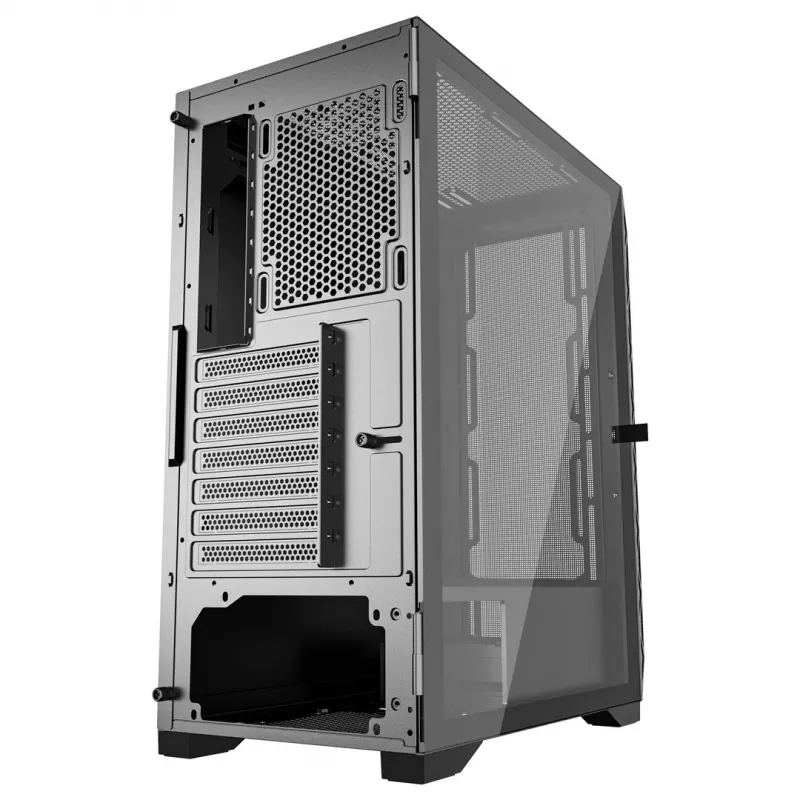 Gembird CCC-FC-M200 Gaming ATX korpus, Fornax M200, võrk, ilma ventilaatoriteta, must