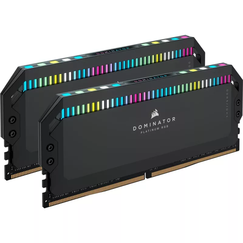 DIMM 64 GB DDR5-6400 (2x 32 GB) kahekanaliga komplekt, mälu must, CMT64GX5M2B6400C32, Dominator Platinium, INTEL XMP