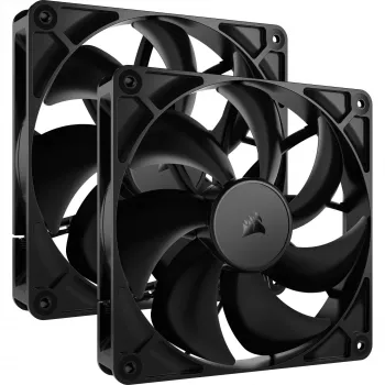 Corsair RS140 140mm korpuse ventilaator 2 tk komplekt Must