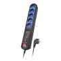 Pikendusjuhe Lestar LFT 2005 — 5 tüüp F vahelduvvoolu pistikupesa, 2,5 m kaabel, hall/must
