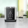 Röster Rommelsbacher TO850 2-viiluline, 850 W, roostevaba teras/must, XL-pilud
