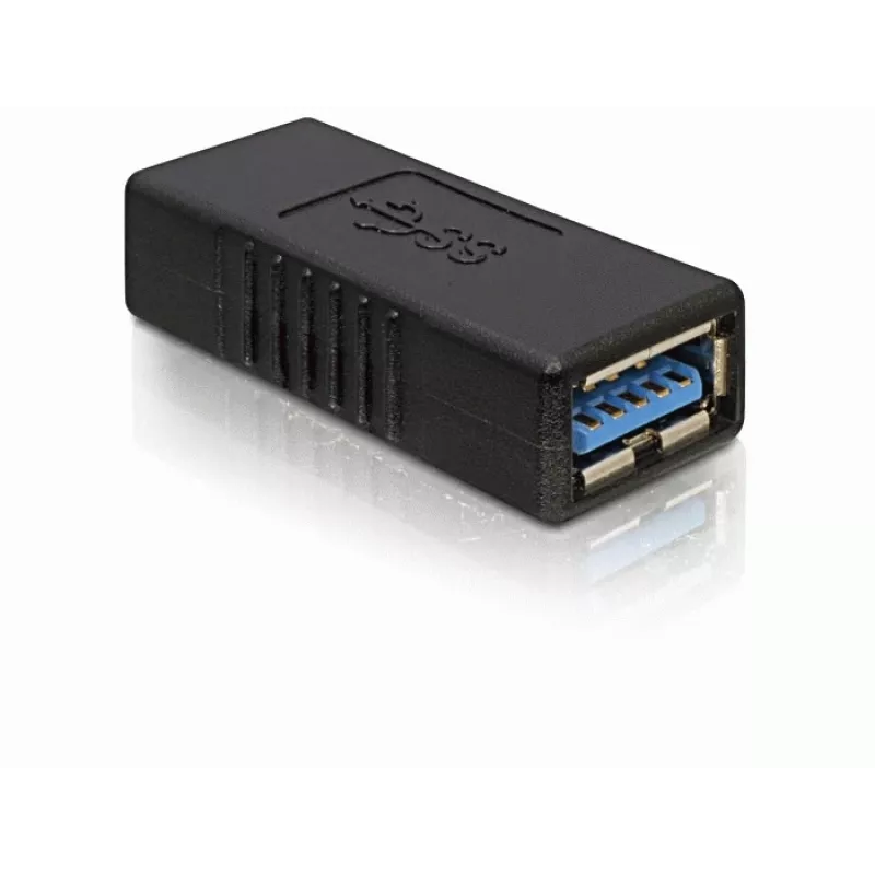 DELOCK USB 3.0-A adapter USB-A to USB-A must, USB 3.0 andmeedastus