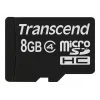 MicroSDHC-kaart Transcend 8GB Class 4 TS8GUSDC4