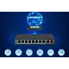Extralink PoE kommutaator CERES 8x 100Mb/s PoE/PoE+, 2x RJ45 üleslink 100Mb/s, 96W
