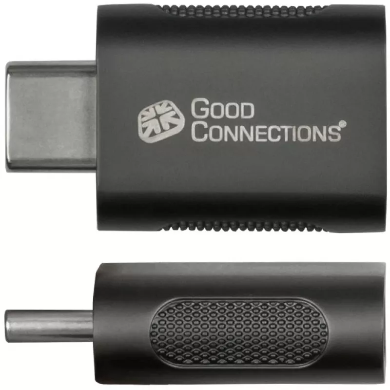 Good Connections adapter USB 3.2 Gen.1 3.0 pistik C USB-A pesale galvaniseeritud metallkorpuses (USB-AD302)