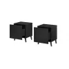 Öökapp cama meble NOVA 44x40x52 cm matt must — 1 sahtel, 16 mm raam