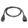 Toitejuhtme pikendus tüüp IEC C14/IEC C13 M/F must 1,8 m