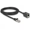 Võrgukaabel DeLOCK 90309 RJ-45 Cat6a 2 m Must