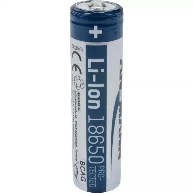 ANSMANN - Aku 18650 - Li-Ion - 2600 mAh - 9,36 Wh - Hõbedane (1307-0000)