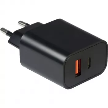 Laadija Inter-Tech PD-2120 Nutitelefon Must Vahelduvvool Kiirlaadimine Siseruumides