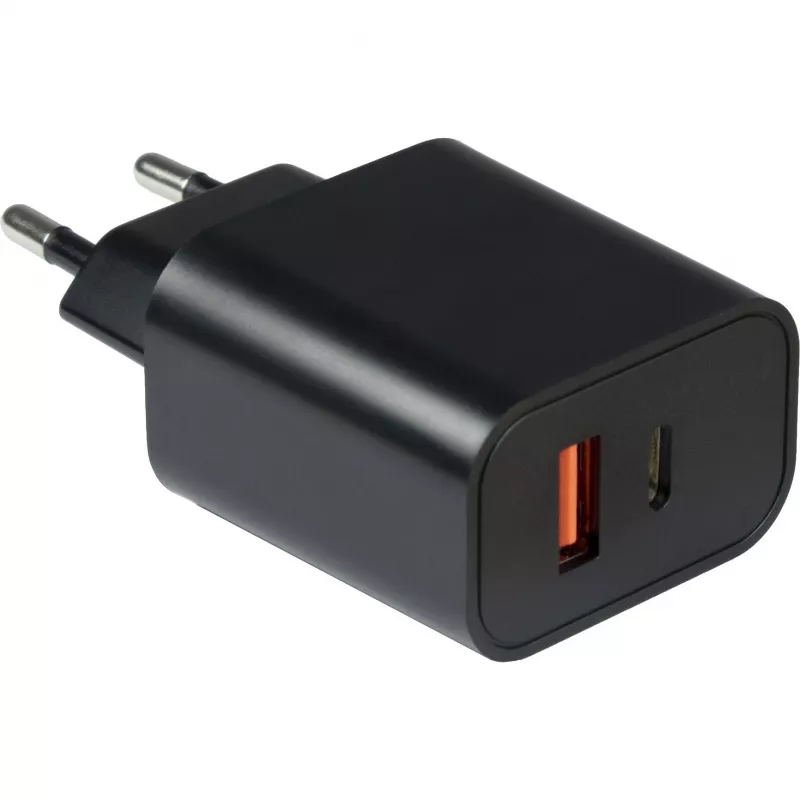 Laadija Inter-Tech PD-2120 Nutitelefon Must Vahelduvvool Kiirlaadimine Siseruumides