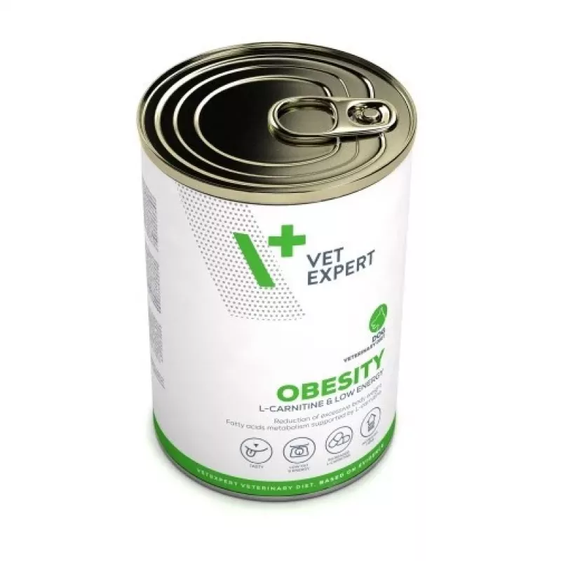 Märg koeratoit VETEXPERT Veterinary Diet ülekaalulistele koertele 400 g purk — linnuliha, täiskasvanud, madala rasvasisaldusega, kõrge niiskusesisaldusega