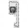 Stealkey Customs Distroplate for Fractal Design North D4 — akrüülreservuaar (SW10099)