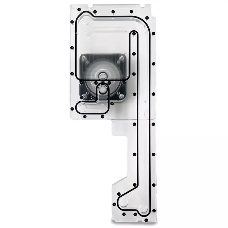 Stealkey Customs Distroplate for Fractal Design North D4 — akrüülreservuaar (SW10099)