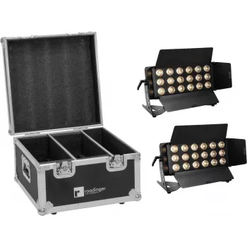 LED-valgustikomplekt EUROLITE CLS-18 QCL RGB/WW 18x7W koos lennukastiga