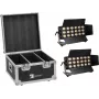 LED-valgustikomplekt EUROLITE CLS-18 QCL RGB/WW 18x7W koos lennukastiga
