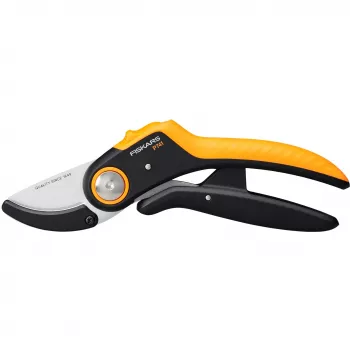 Oksakäärid Fiskars Plus PowerLever Alasiga Must Oranž