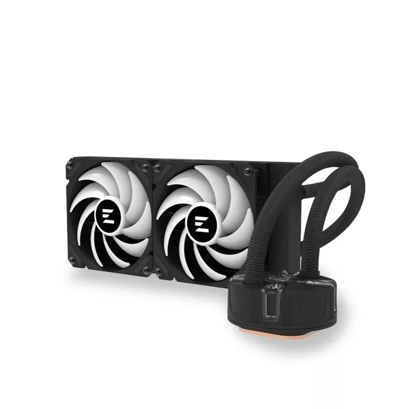 Zalman Reserator5 Z24 ARGB Must CPU vedelikjahuti 240mm radiaator 2 x 120 mm ventilaator