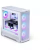PHANTEKS Eclipse G400A PC-korpus + Glacier M25 Gen2 AiO-vedelikjahutus - Valge