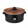 Slow cooker Jata JEOL2145 5 L 210 W Must Terrakota Nupud 230 V