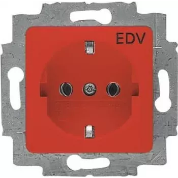 20 EUC/DV-217-101 SCHUKO pistikupesa sisu punane RAL3020 (2CKA002011A6251)