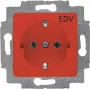 20 EUC/DV-217-101 SCHUKO pistikupesa sisu punane RAL3020 (2CKA002011A6251)
