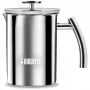 Bialetti 3990, käeshoitav elektriline piimavaht, roostevaba teras, 1000 ml, 1 l, 200 mm
