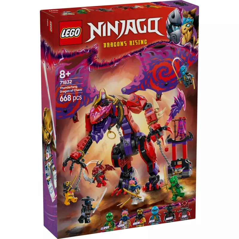 LEGO NINJAGO 71832 Thunderfangi kaose draakon