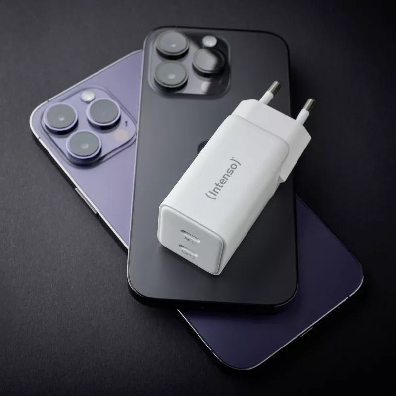 POWER ADAPTER 2XUSB-C GAN/7804012 INTENSO