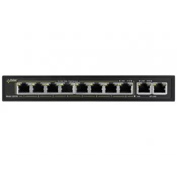 PULSAR SG108 võrgulüliti Gigabit Ethernet (10/100/1000) Power over Ethernet (PoE) Must