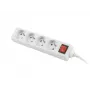 Pikendusjuhe Lanberg PS1-04E-0150-W 1,5 m 4 vahelduvvoolu pistikupesa siseruumidesse valge