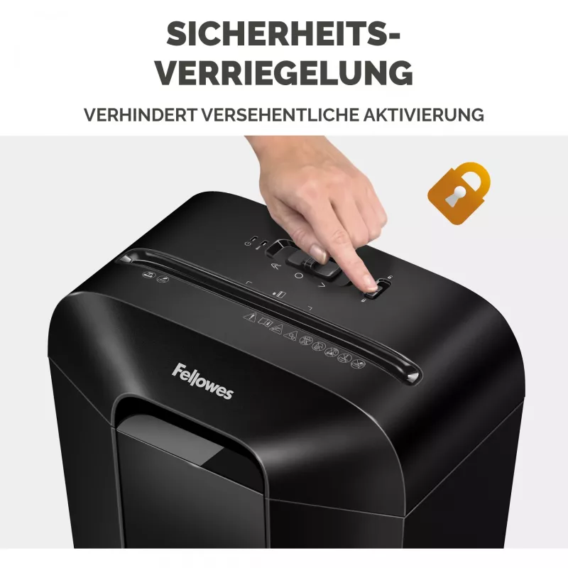 Fellowes Powershred LX50 paberipurustaja, osakesteks lõikav, must