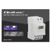 DIN-liistu elektrooniline taimerlüliti QOLTEC 50983, akutoitega, automaatikaskeemidele