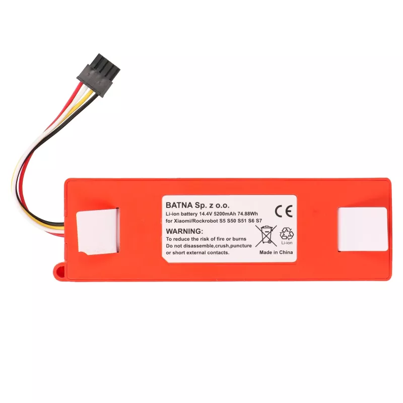 Asenduspatarei Xiaomi Mi Robot / Roborock S50 S55 tolmuimejale, 14,4 V 5200 mAh