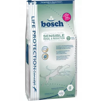 Kuiv koeratoit Bosch LPC Sensible Renal Reduction Low-Protein 11,5 kg — täiskasvanud keskmist tõugu, kana, 13,5% valku