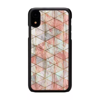 Telefonikohver iKins iPhone XR-ile — Teemantmustriga, must